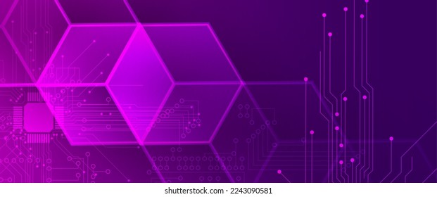 Konzeptuelle Technologie-Illustration künstlicher Intelligenz. Abstrakter futuristischer Hintergrund