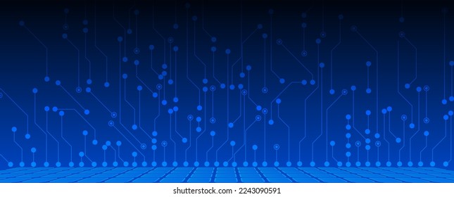 Conceptual technology illustration of artificial intelligence. Abstract futuristic background