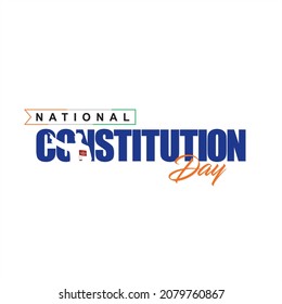 Conceptual Template Design for National Constitution Day. Template for Indian Constitution Day. Editable Illustration.