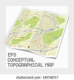 Conceptual Topographical Map