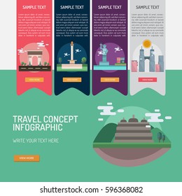 Conceptual Travel Infographic