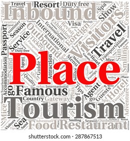  conceptual travel or tourism text word cloud tagcloud 