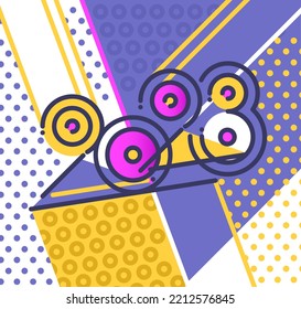 Diseño conceptual vectorial del número 2023