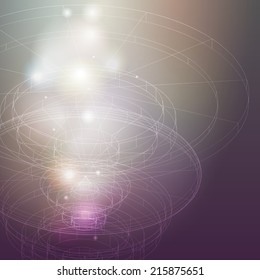 Conceptual vector Design template. Abstract Background Vector.
