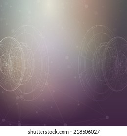 Conceptual vector Design template. Abstract Background Vector.