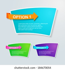 Conceptual vector Design template / Colorful connection banner concept for different business design 