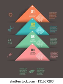  Conceptual vector Design template. infographics element