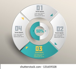  Conceptual vector Design template. infographics element