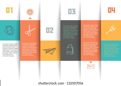 Conceptual vector Design template. infographics element