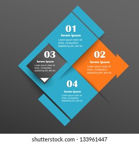 Conceptual vector Design template. infographics element