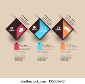 Conceptual vector Design template. infographics element