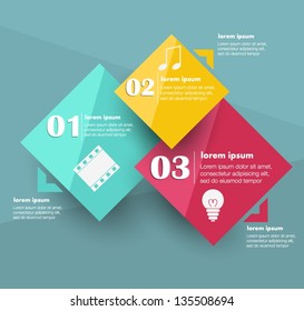 Conceptual vector Design template. infographics element