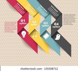 Conceptual vector Design template. infographics element