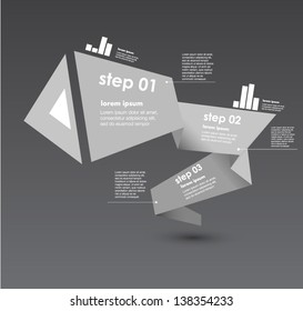 Conceptual vector Design template. infographics element