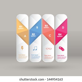 Conceptual vector Design template. infographics element