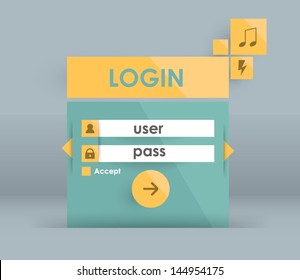 Conceptual vector Design template. infographics element