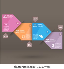 Conceptual vector Design template. infographics element