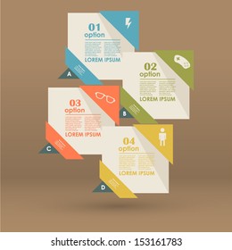 Conceptual vector Design template. infographics element