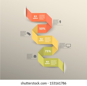 Conceptual vector Design template. infographics element