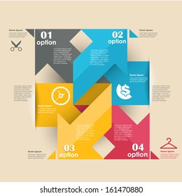 Conceptual vector Design template. infographics element