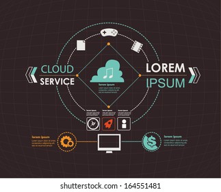 Conceptual vector Design template. infographics element