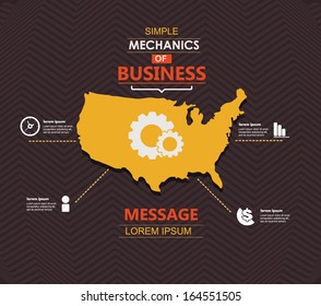 Conceptual vector Design template. infographics element