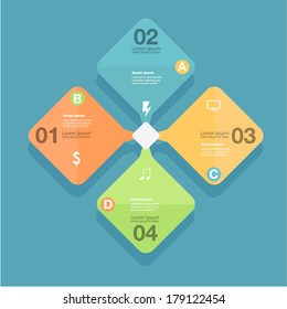 Conceptual vector Design template. infographics element