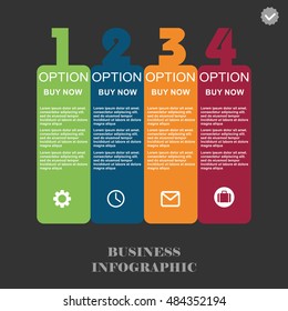 Conceptual vector Design template. infographics element
