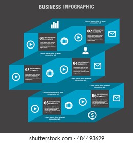 Conceptual vector Design template. infographics element