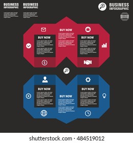 Conceptual vector Design template. infographics element