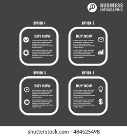 Conceptual vector Design template. infographics element