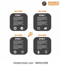 Conceptual vector Design template. infographics element