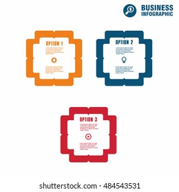 Conceptual vector Design template. infographics element