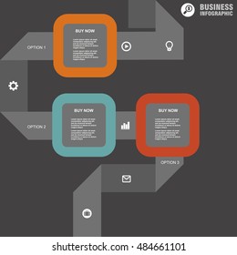 Conceptual vector Design template. infographics element
