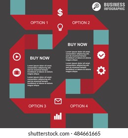 Conceptual vector Design template. infographics element