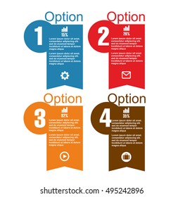 Conceptual vector Design template. Infographics element. Layout for your options or steps