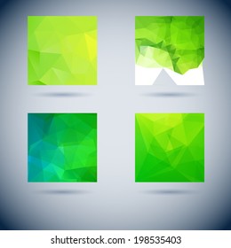 conceptual vector fashionable background with green shape item pattern for design straight group abstraction scene heap numeric modern graceful site deal green luxurious light imprint series flag drop