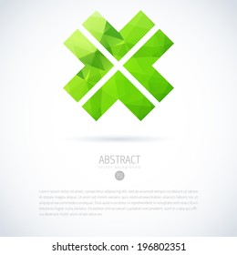 conceptual vector fashionable background with triangle item straight water colourful abstraction scene colorful digital glassware swirl clouds fashionable graceful site deal ripple cloud green warm cr