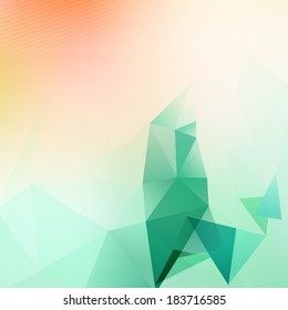 conceptual vector fuzzy geometrical background with triangles line star abstraction scene digital new fashionable site flooring blue fancy lighting concept creative flag drip futuristic creation colla
