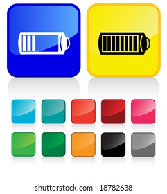Conceptual vector illustration of battery/charging - check my gallery for more. proposed colors (part 6 of 7)