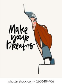 conceptual vector illustration with meaning. add your own text with your own vision of meaning for the ad poster