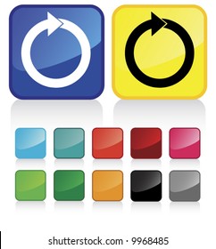 Conceptual vector illustration of recycle arrows - check my gallery for more. proposed colors