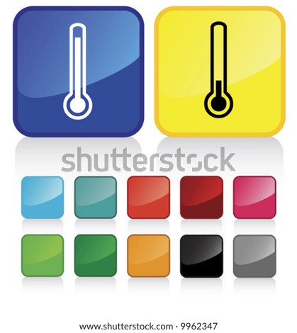 Conceptual vector illustration of thermometer. check my gallery for more. proposed colors
