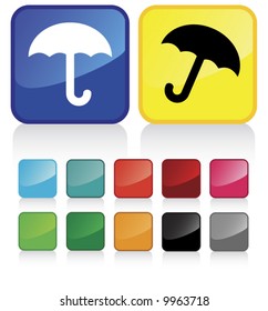 Conceptual vector illustration of umbrella. check my gallery for more. proposed colors