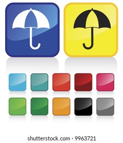 Conceptual vector illustration of umbrella. check my gallery for more. proposed colors