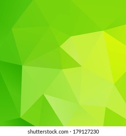 conceptual vector modern background with green polygon item line water spring abstraction background scene numeric glass swirl clouds trendy graceful pure site ripple cloud green fancy lighting cool a