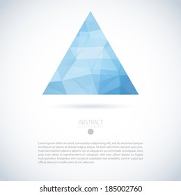 conceptual vector modern scene with three object straight water colourful abstraction background scene colorful numeric glassware ripple space clouds trendy site business blue warm science creative fl