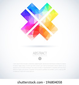 conceptual vector trendy background with polygon item line water spectrum colourful abstract background scene multicolor numeric glassware swirl cloud trendy artistic site contract ripple clouds cool