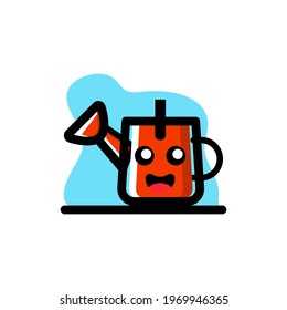 Conceptual Water Pot Character Vector Illustration Design eps10 great for any purposes