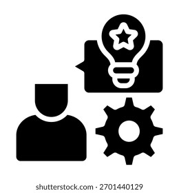 Conceptualization Icon Element For Design And Vector